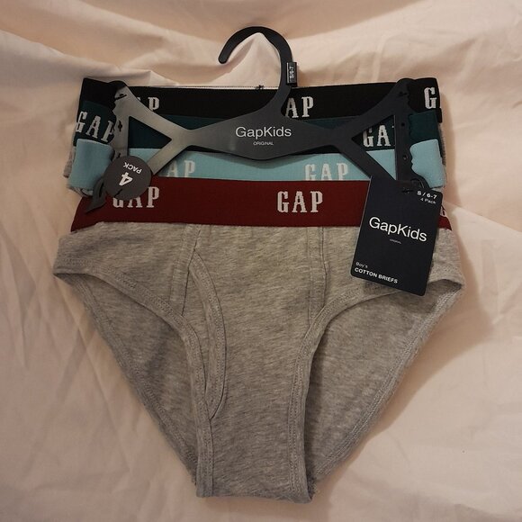 GAP Other - Gap Kids New With Tags Boys Underwear Pack of 4 Cotton Briefs Size Small 6/7